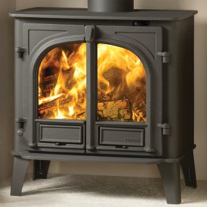 Stovax Stockton 8 Double Door Flat Top Woodburner