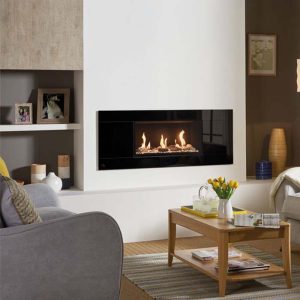 Gazco Studio 1 Glass Fronted Balanced Flue GasLPG