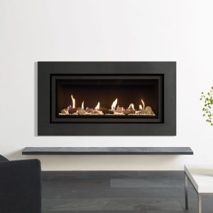 Gazco Studio 2 Glass Fronted Conventional Flue GasLPG